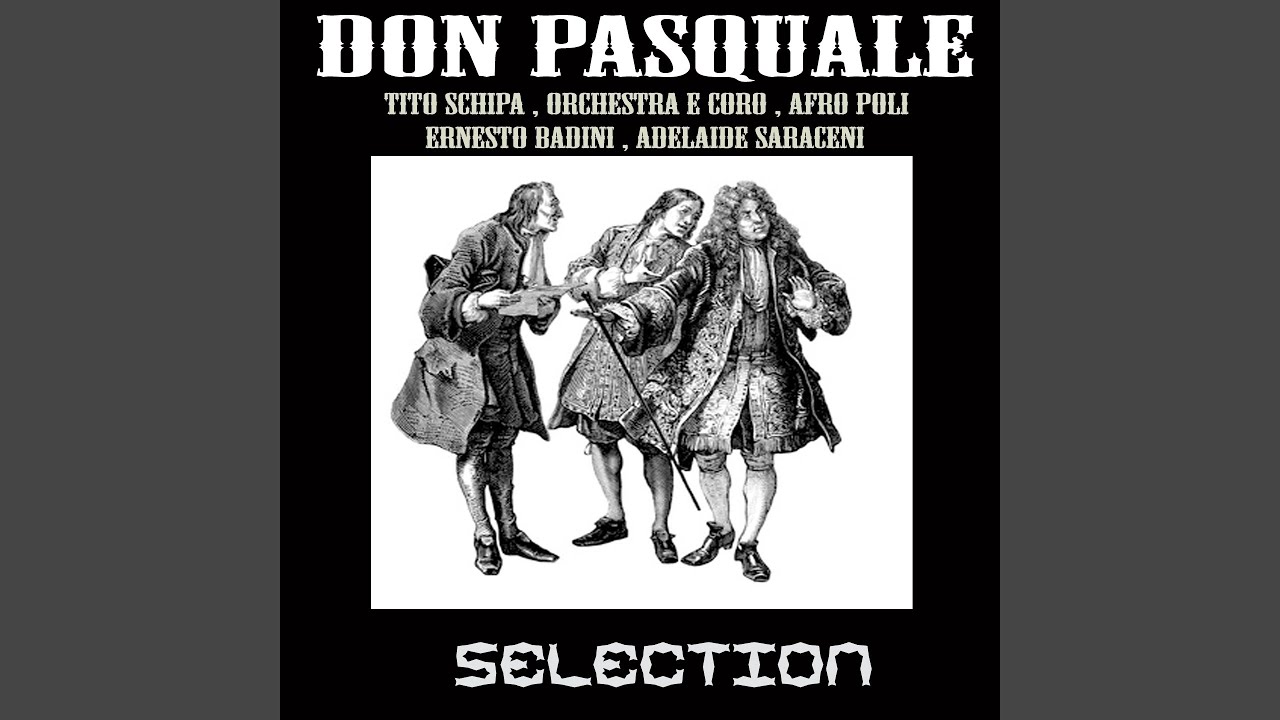 Don Pasquale : Act II - Povero Ernesto! Cercherò lontana terra