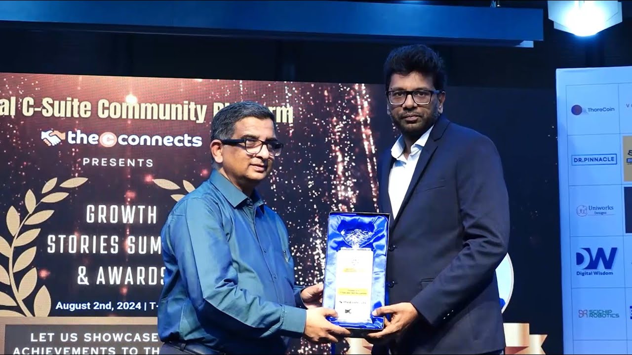 Techmatic Systems - Best AI-Driven Retail IT Services Company Award at the Growth Stories Summit