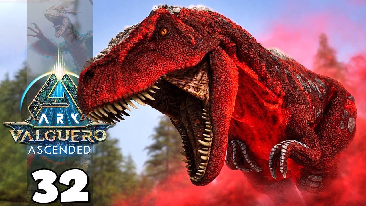 TESTEI O RINOCERONTE CONTRA UM ALPHA REX… DEU RUIM? 😳🔥!!!  ARK: VALGUERO 32