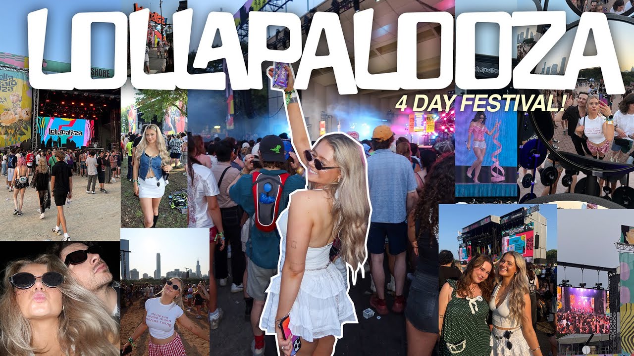the ULTIMATE LOLLAPALOOZA FESTIVAL vlog! 🇺🇸🎧🎫 (aka Australian girl flys to Chicago for a week) |2025