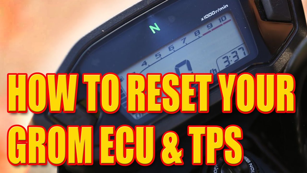 Honda Grom ECU и сброс TPS