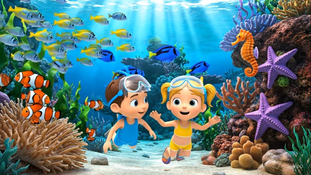 Learn Sea Animals Names for Kids – Ocean & Aquatic Animals Song | Ezylar Kids
