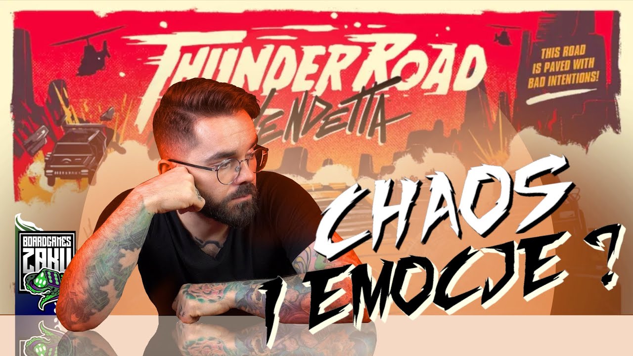 Thunder Road Vendetta - Pure Chaos, Mayhem, Racing, Explosions, EMOTIONS - A BOARD GAME