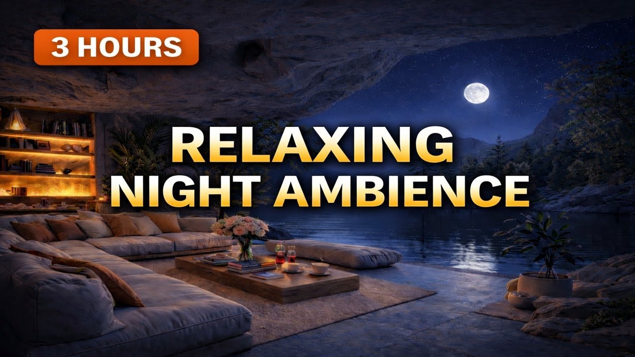 Relaxing Night Ambience for Sleep & Study