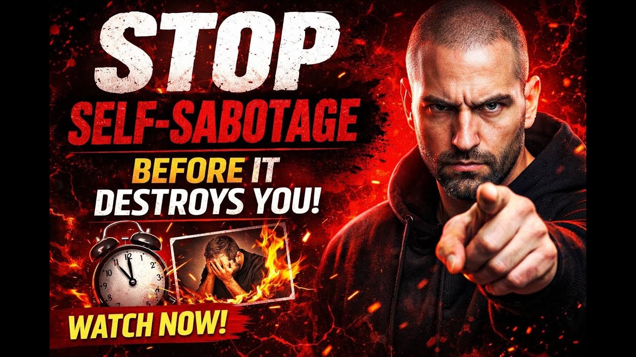 Stop Self-Sabotaging, Yourself Before It's Too Late!