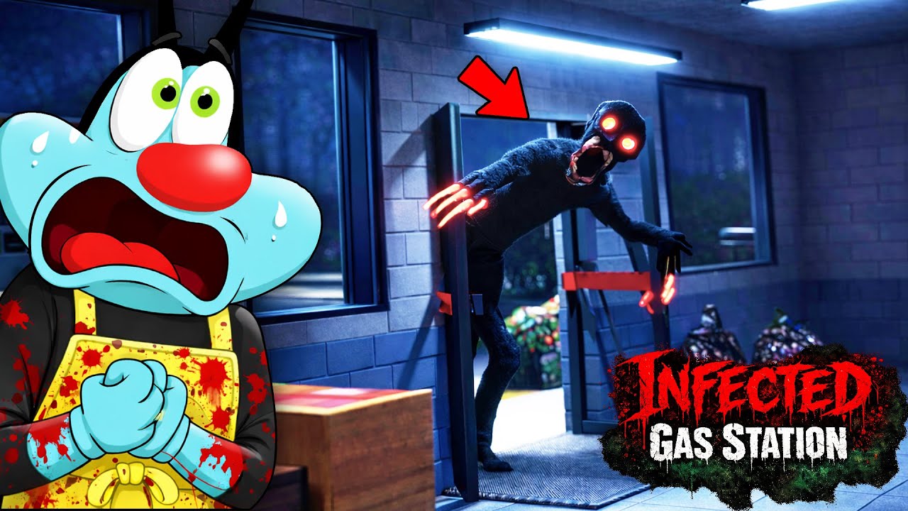 I WAS WORKING LATE NIGHT At GAS STATION AND!!! HE IS WHAT?? 😱=💀ft.Oggy)