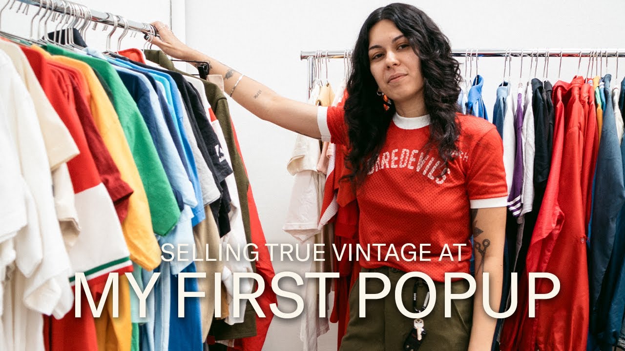 Selling Vintage at My First LA Pop-Up | Mid-City Vintage Market Vlog
