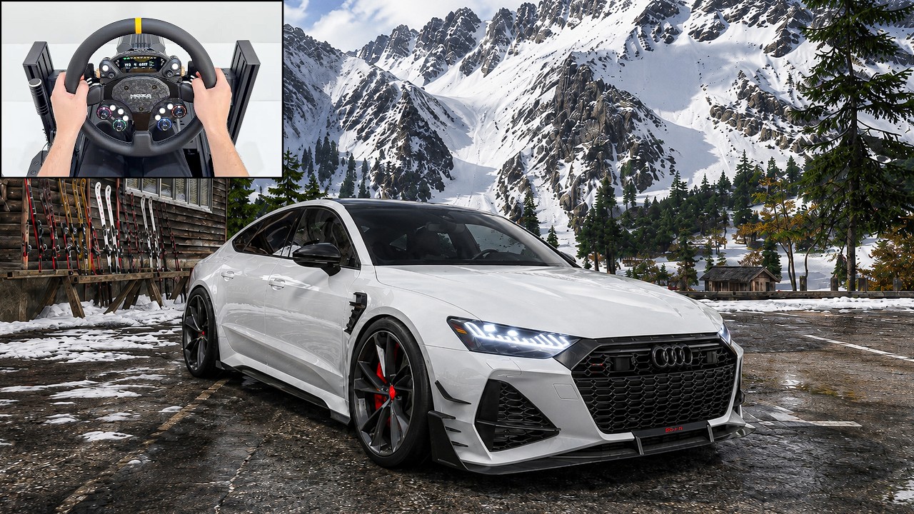 Audi RS7 Sportback | Forza Horizon 6 | Steering Wheel Gameplay