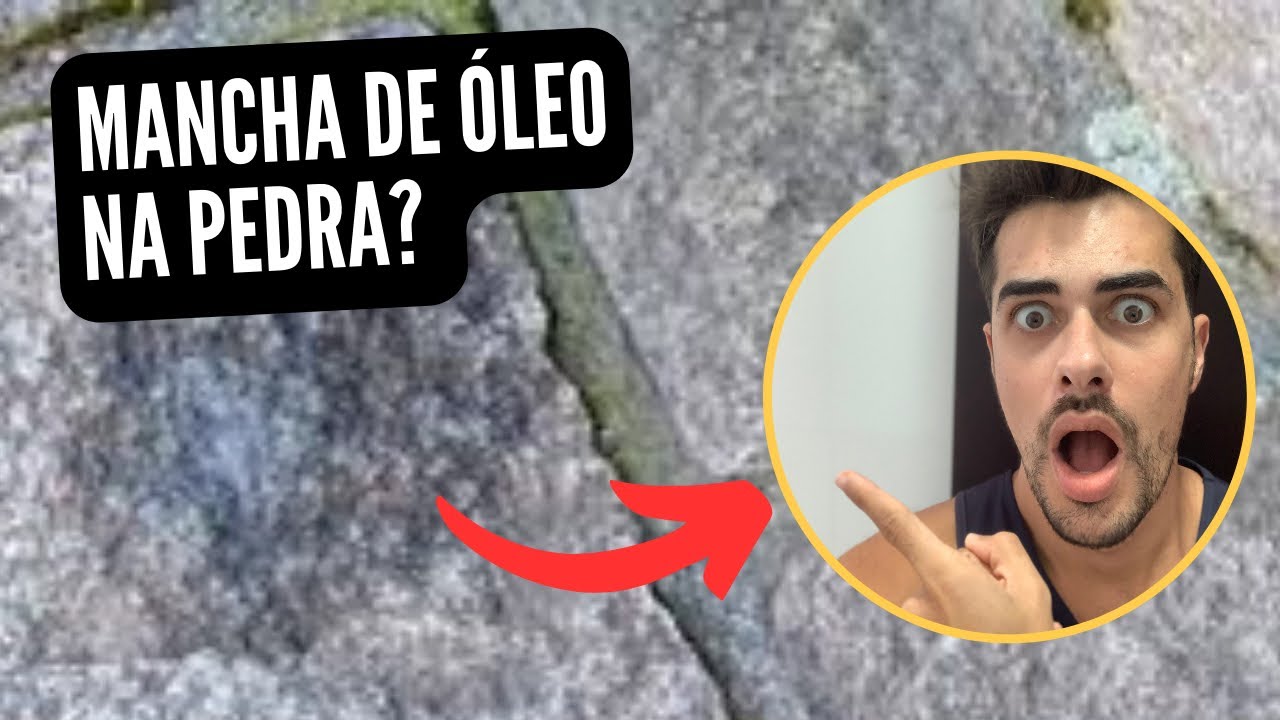 Remover mancha de óleo de pedra