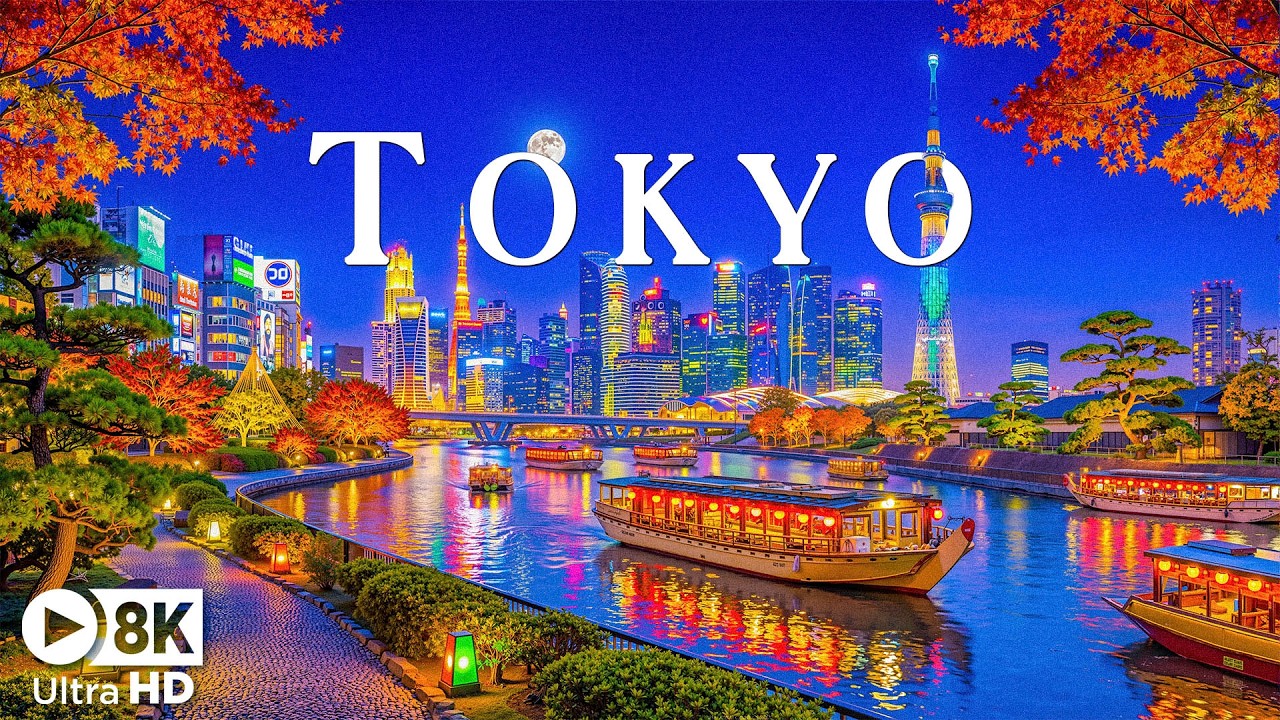 Tokyo 2026 [8K] 🇯🇵 Futuristic Megacity – Ultra-Modern Skyline, Shibuya Crossing & Iconic Tokyo Views