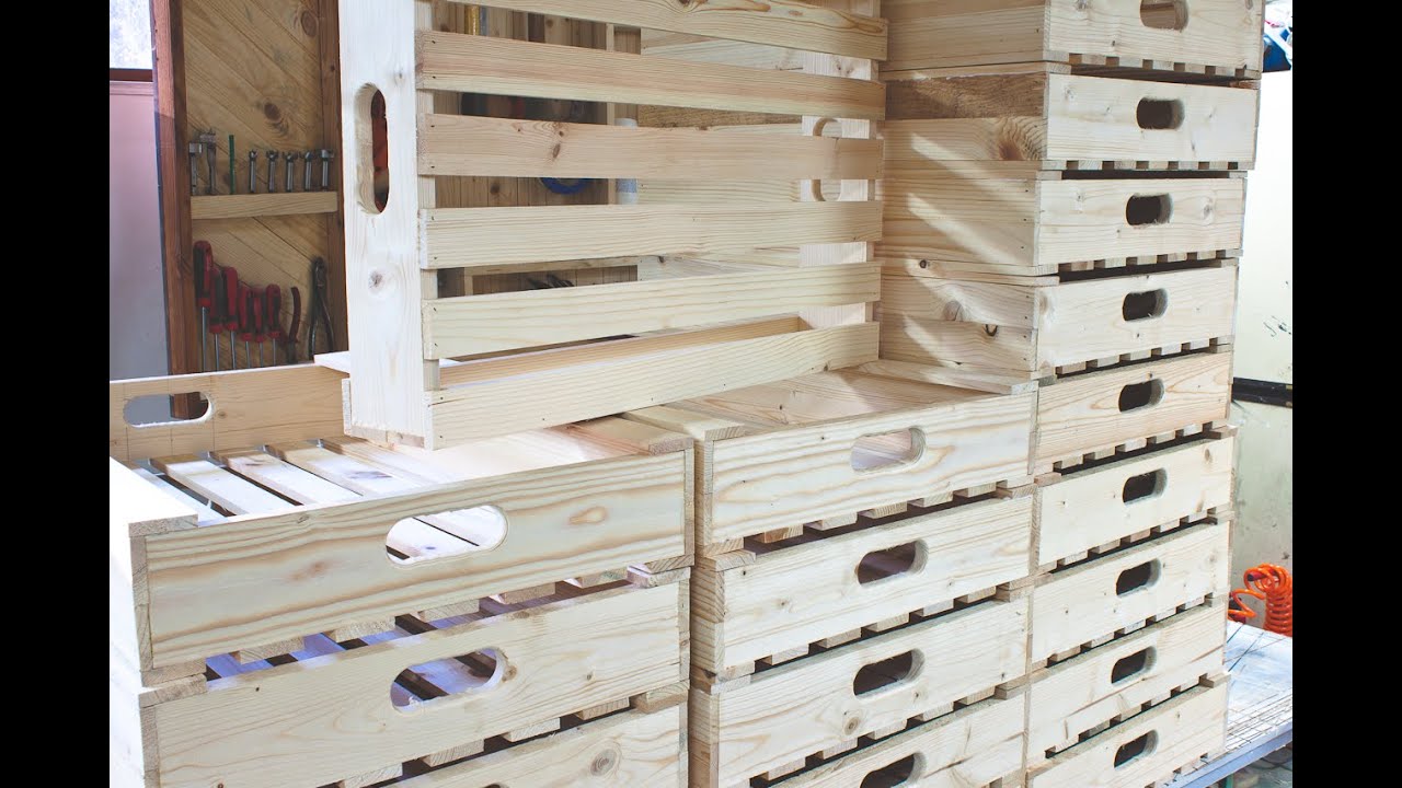 Simple Wooden Crates for Potato/Vegetable Storage