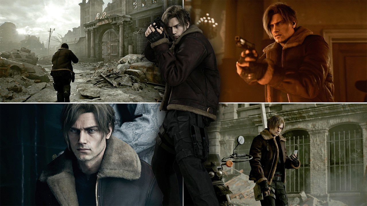 RESIDENT EVIL 9 REQUIEM – Leon’s Classic RE4 Outfit - Cutscenes + Gameplay (4K 60FPS)