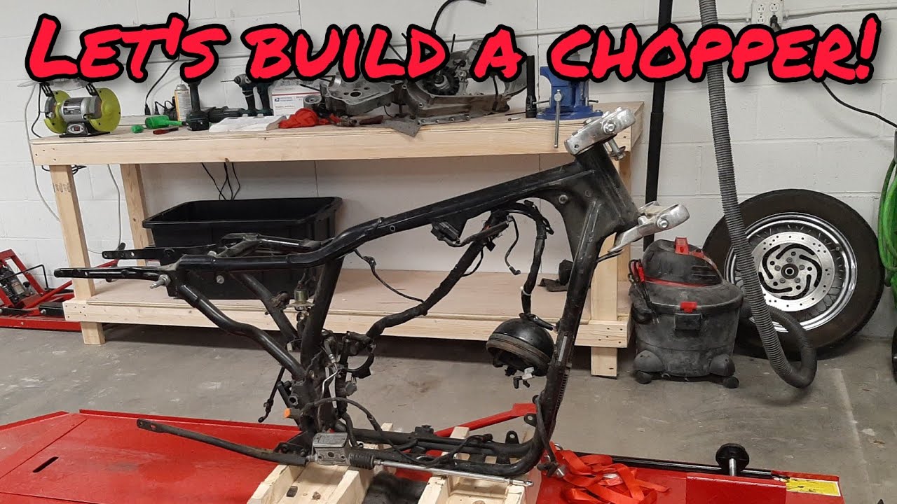 I'M BUILDING A CHOPPER! | Harley Davidson Chopper Project! | 1000 SUBSCRIBERS!