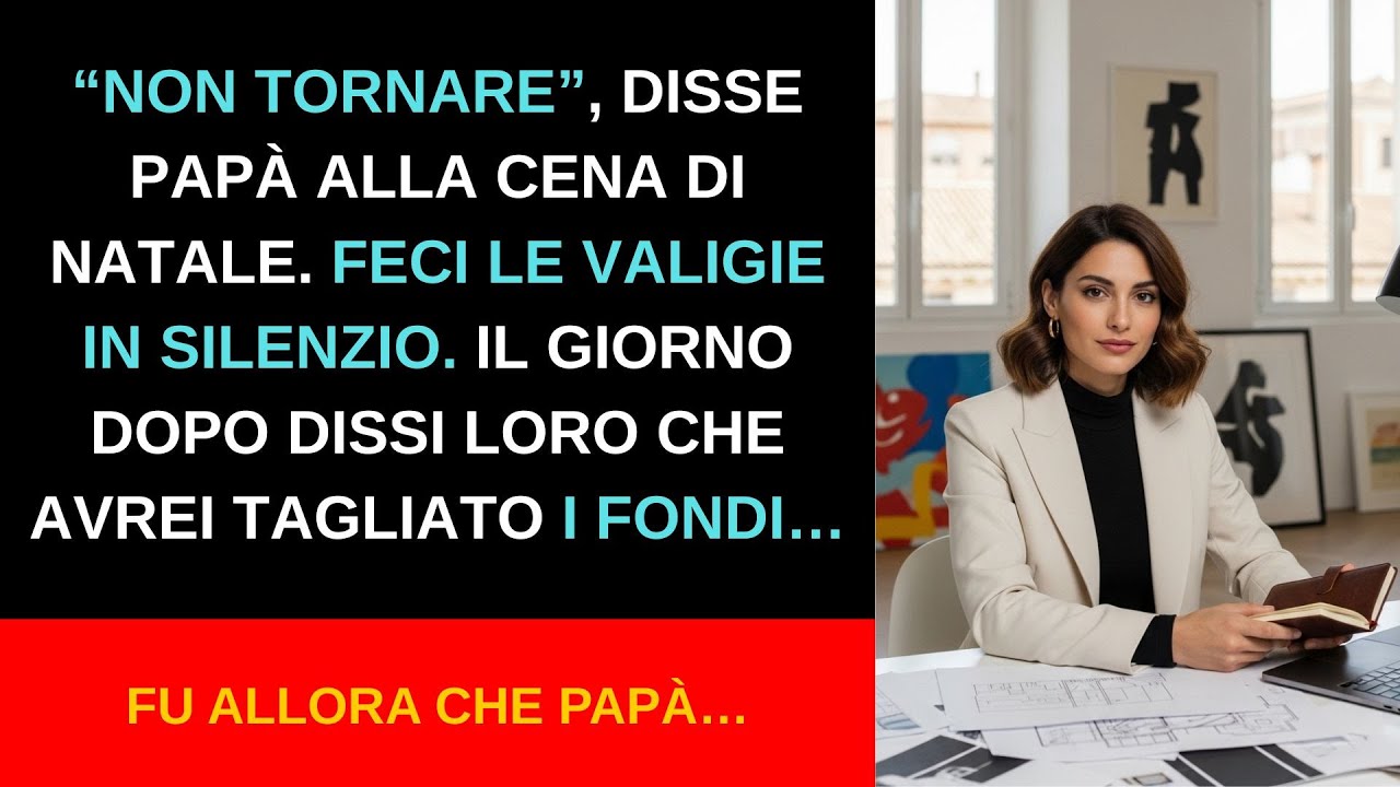 “Non tornare”, disse mio padre — il giorno dopo li tagliai fuori, poi fece qualcosa che cambiò tutto