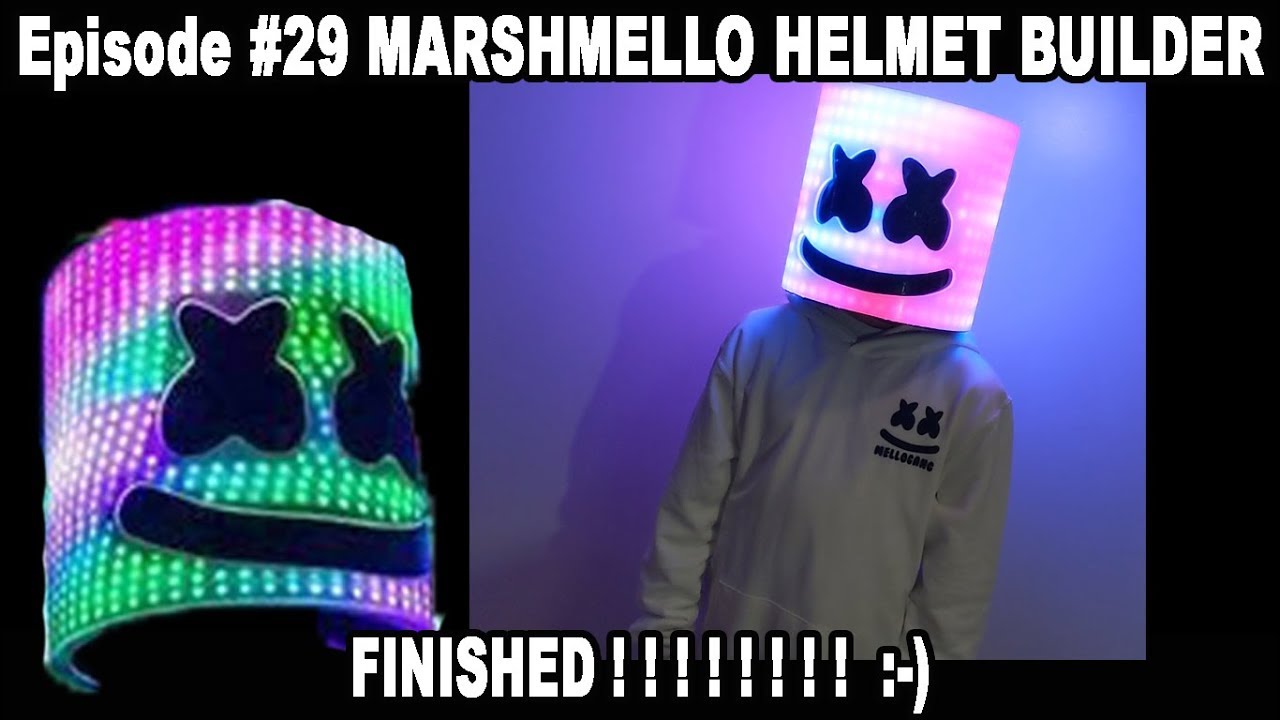 Marshmello (Ep #29)LED Professional Helmet Guide:DIY Step-by-Step Guide :Build Your Own Mello Helmet