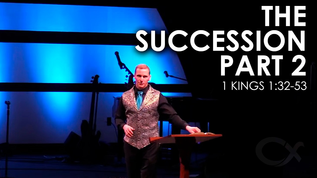 Cornerstone Sermon | 1 Kings 1:32-53 - The Successsion: Part 2 | Peter E. Jensen