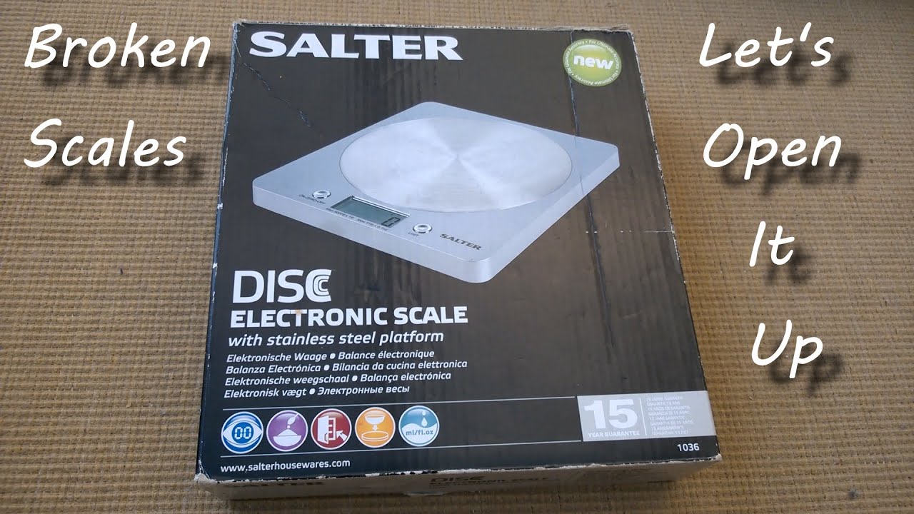 Faulty Salter Kitchen Scales Tear Down - How Does It Detect Weights?