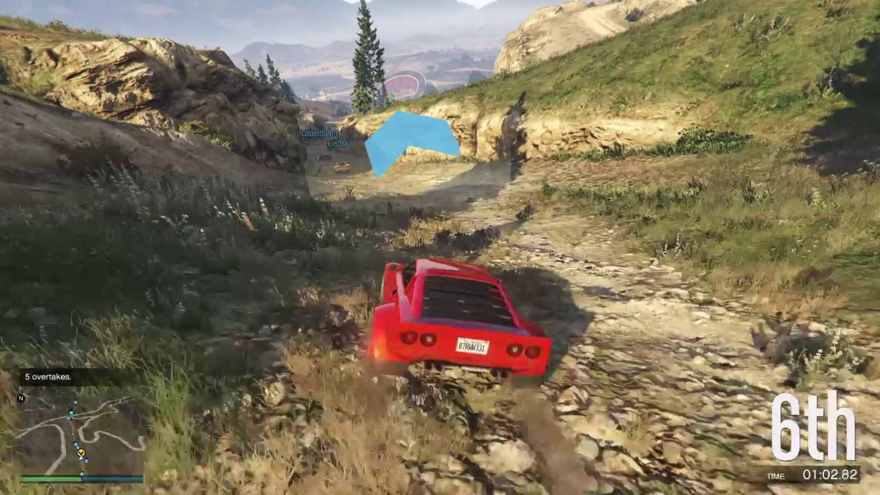 GTA Online Premium Race - Tropos comeback