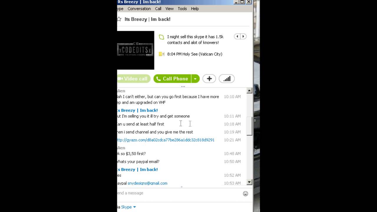 Skype Scam Proof