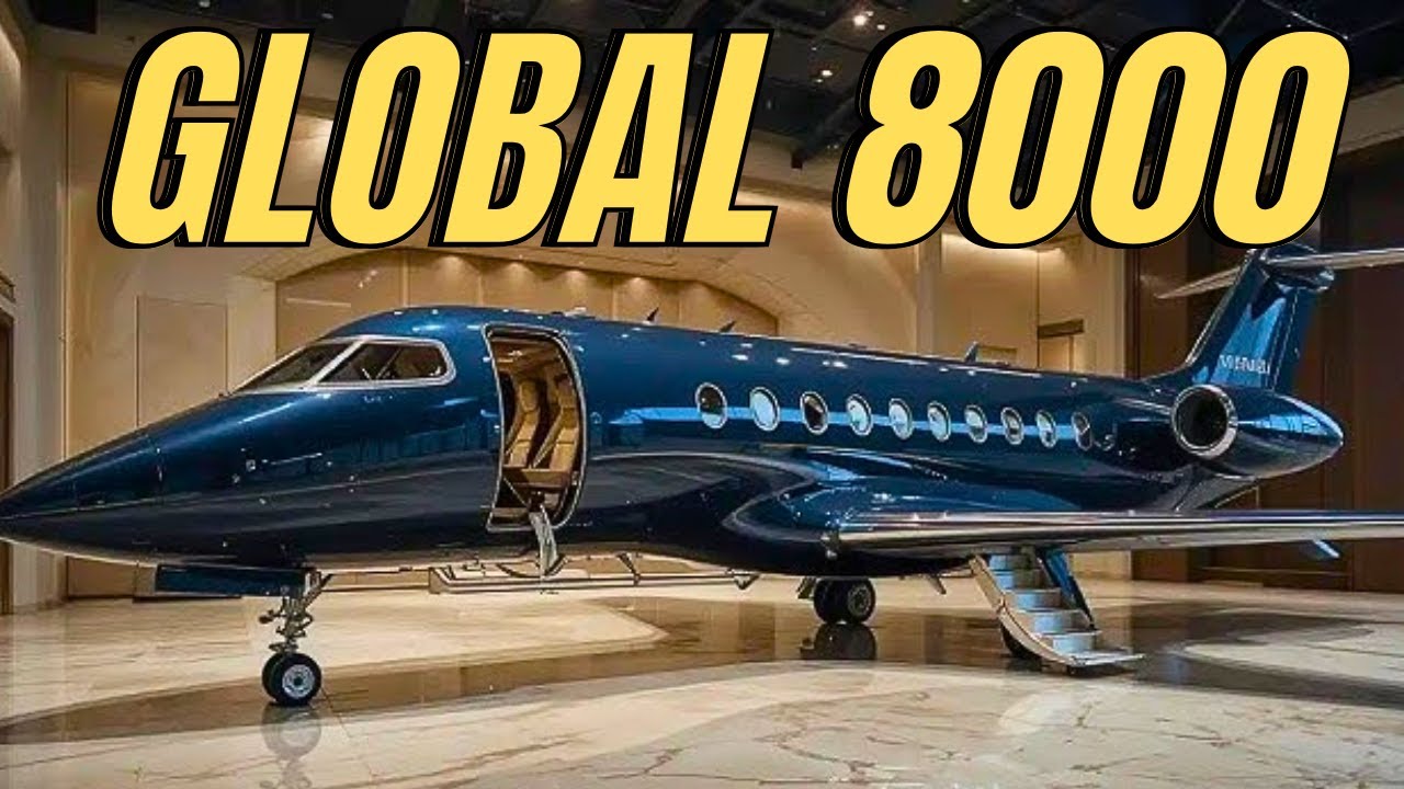Внутри Bombardier Global 8000 стоимостью 80 миллионов долларов