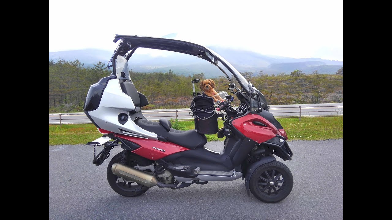 Gilera Fuoco 500 （piaggio mp3 500）屋根付きバイク by バイク犬、ティナ The Motorcycle dog TINA(motorbike)