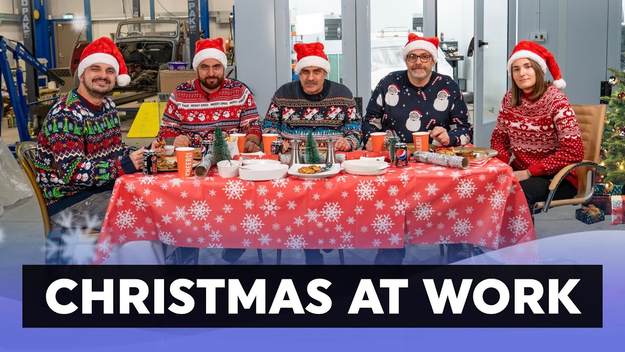 Making a Christmas dinner at Richard Hammond's Workshop