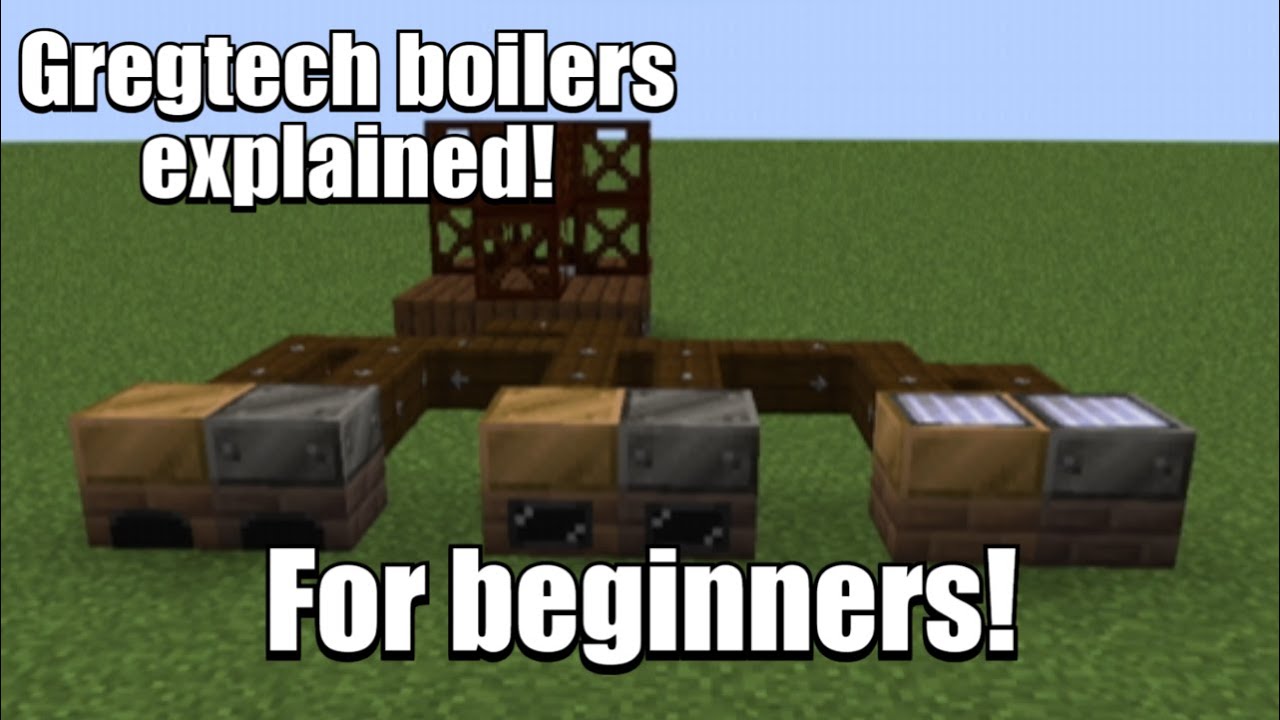 Single Block GregTech Steam Boilers EXPLAINED! #minecrafttutorial #gregtechnewhorizons