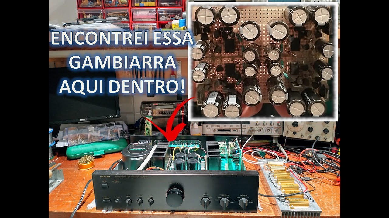 Amplificador Rotel RA-980BX - Manutenção