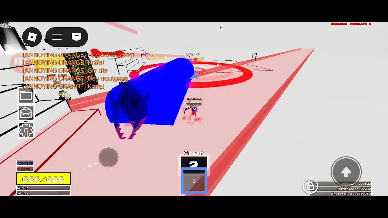 Anyoing orange (Defeat):Crazy Skeleton randomize 