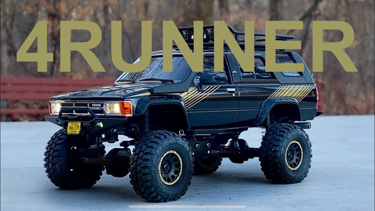 KYOSHO MINI-Z 4X4 1/24 Scale, TOYOTA 4RUNNER BLACK & GOLD (Stock)