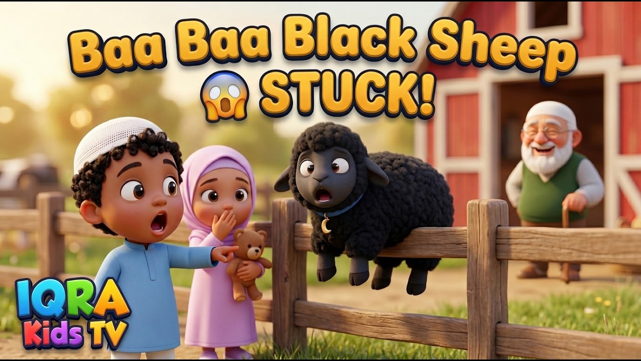Baa Baa Black Sheep | Islamic Kids Song | Muslim Nursery Rhymes on Sharing & Caring 