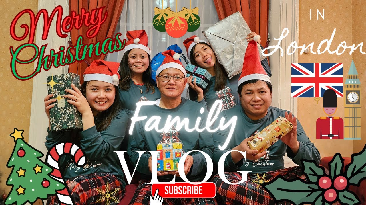A Magical Family Christmas in London 🎄 | Dad Visits the UK + London Tour 2024 Vlog