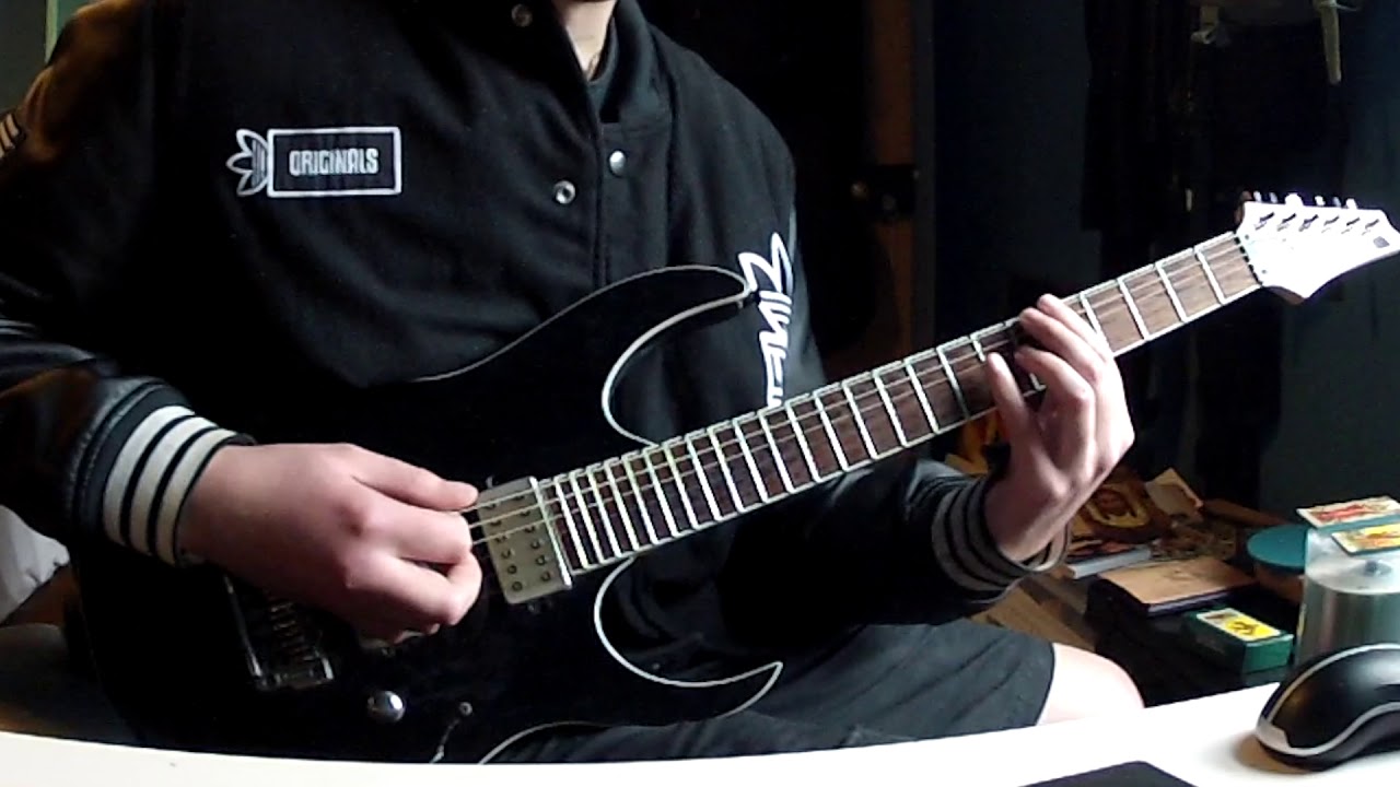 SIMPLE METALCORE/MELODIC HARDCORE GUITAR RIFF LESSON