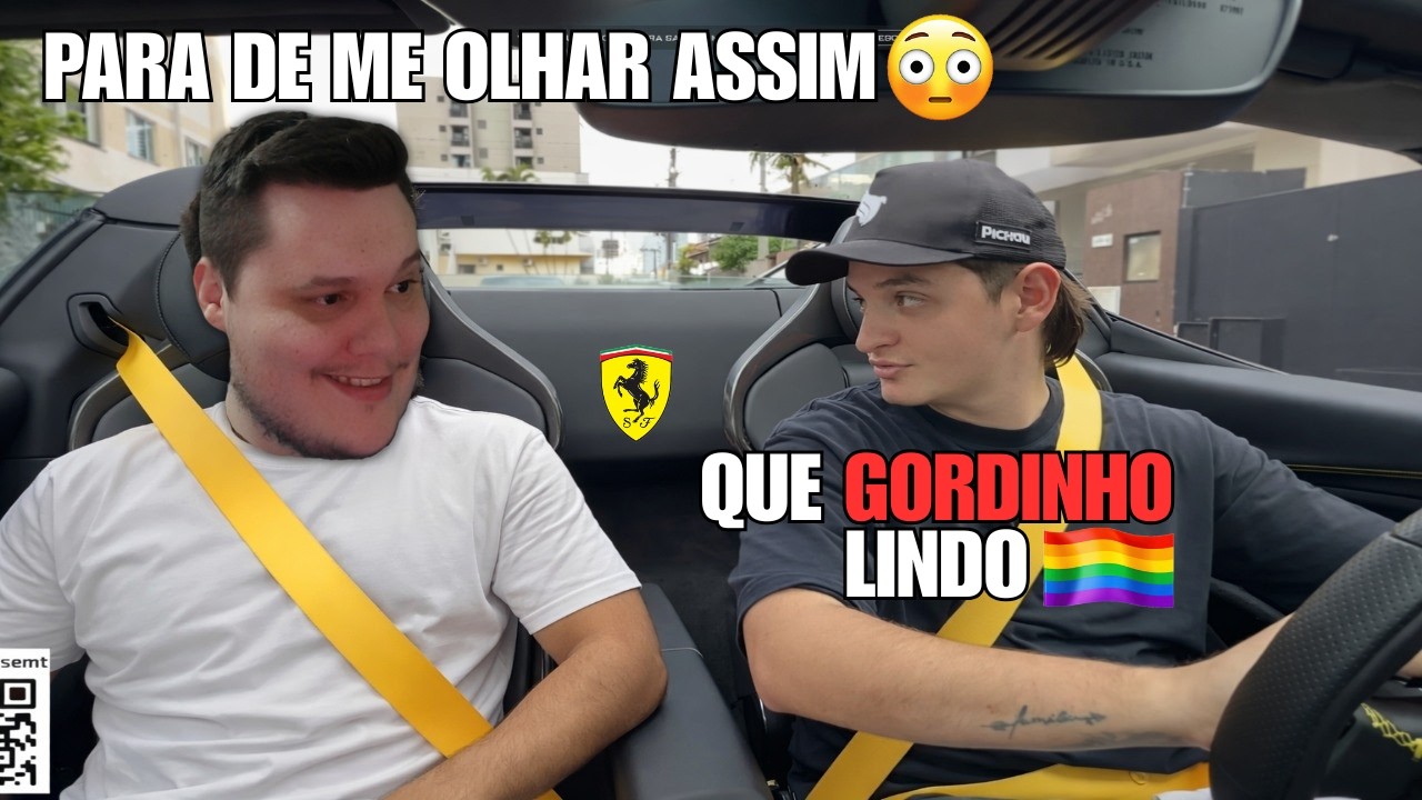 FAZENDO UBER DE FERRARI EM BALNEARIO CAMBORIU - Reagindo Thiago sem T