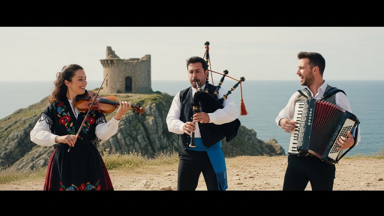 Mist Rises Over Ancient Atlantic Hills – Celtic And Galician Echoes At Dawn