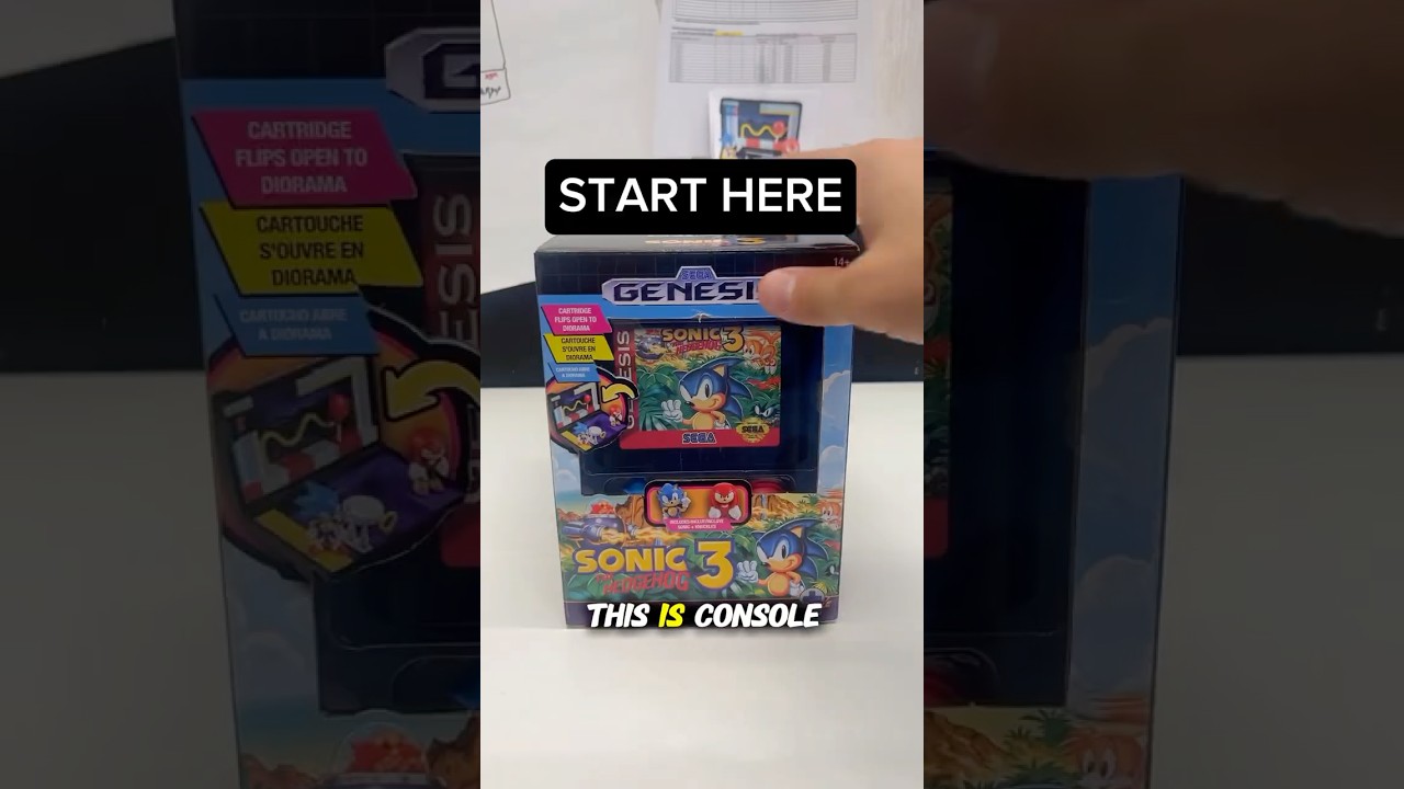 OLD SCHOOL GAMES ➡️ NEW SCHOOL COLLECTABLE #retrogaming #toys #sega #sonic #toycollector #design