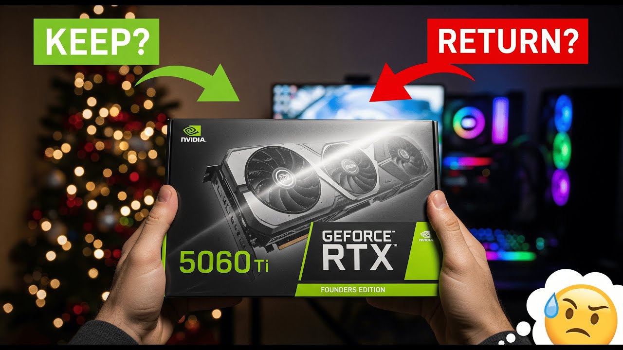 Вы купили RTX 5060 Ti? (Посмотрите это видео, прежде чем открывать коробку)