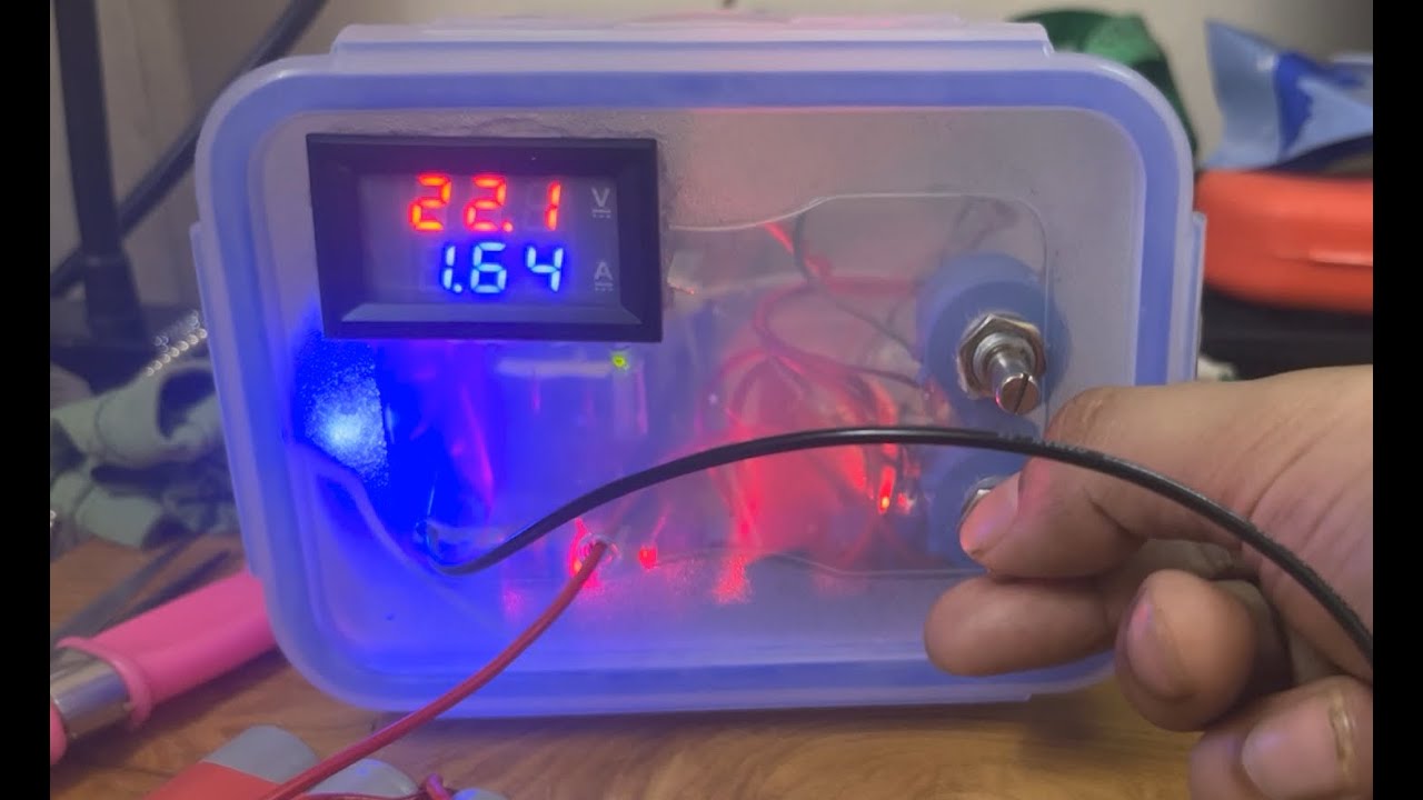 DIY Variable Power Supply  Convert Old Dell Laptop Charger with Buck & Boost Converters