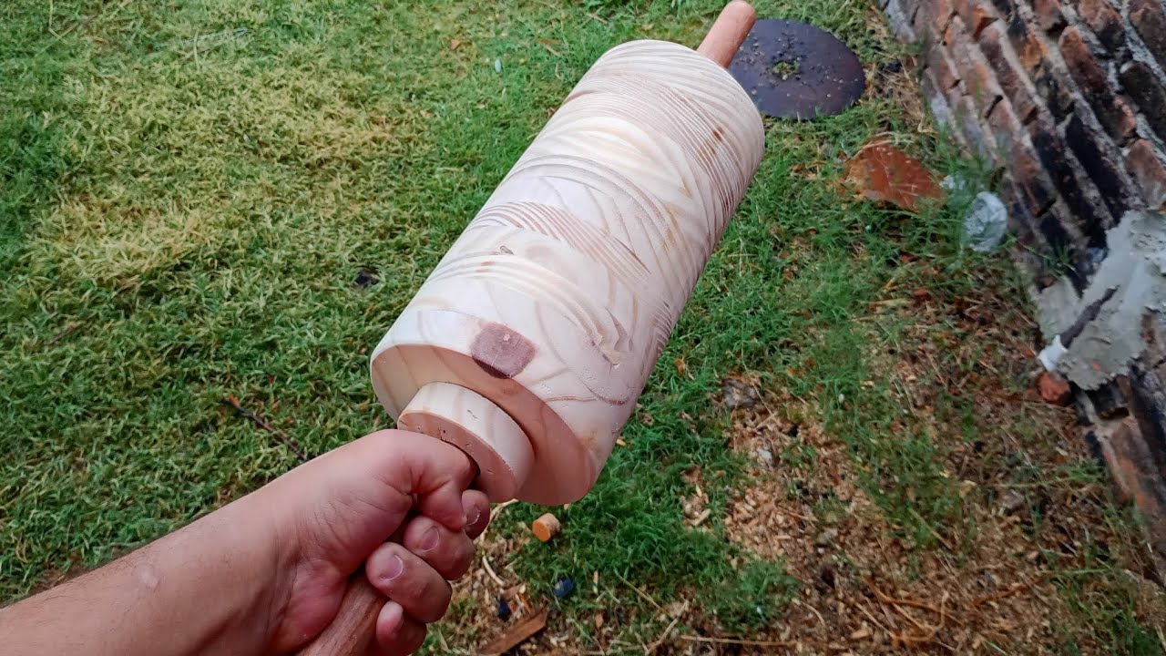 Palo para estirar masas giratorio