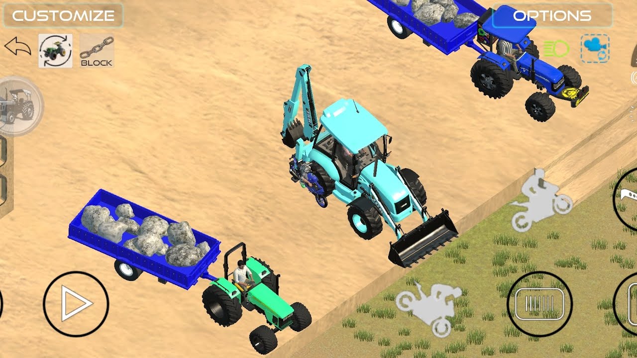 GCB & Tractor Load Cartoon Toy 2026 / Toy Car Game Video 2026 / New Cartoon Video For India 