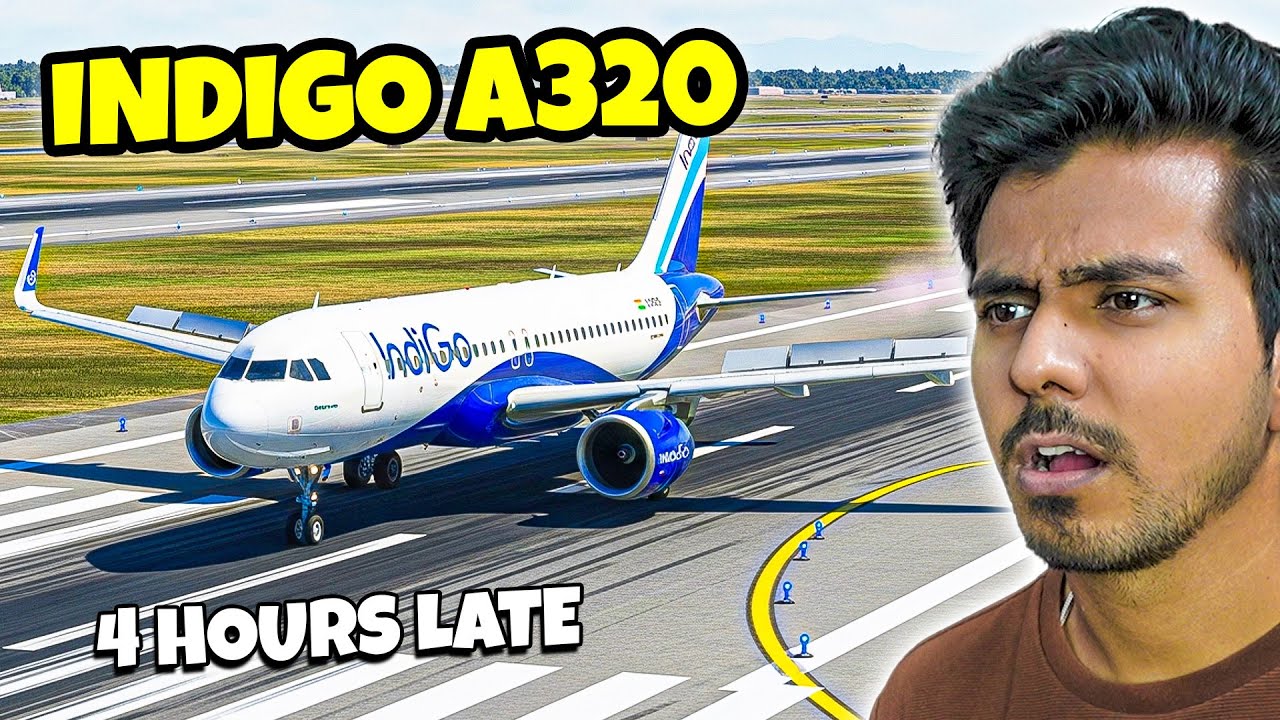 TYPICAL INDIGO A320 NEO FLIGHT FROM DELHI TO JAIPUR | MSFS 24
