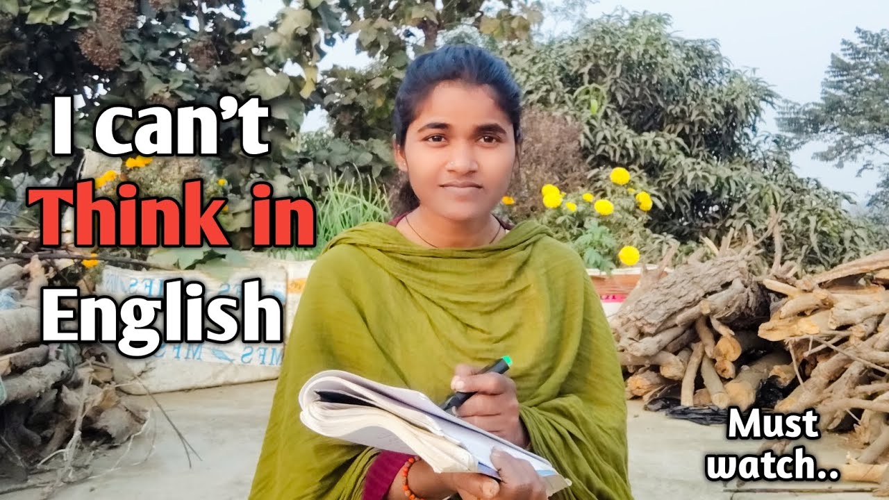 I can't🙅 think in English ...Then how can i become a fluent speaker ? 🥲|| If you want to...#english