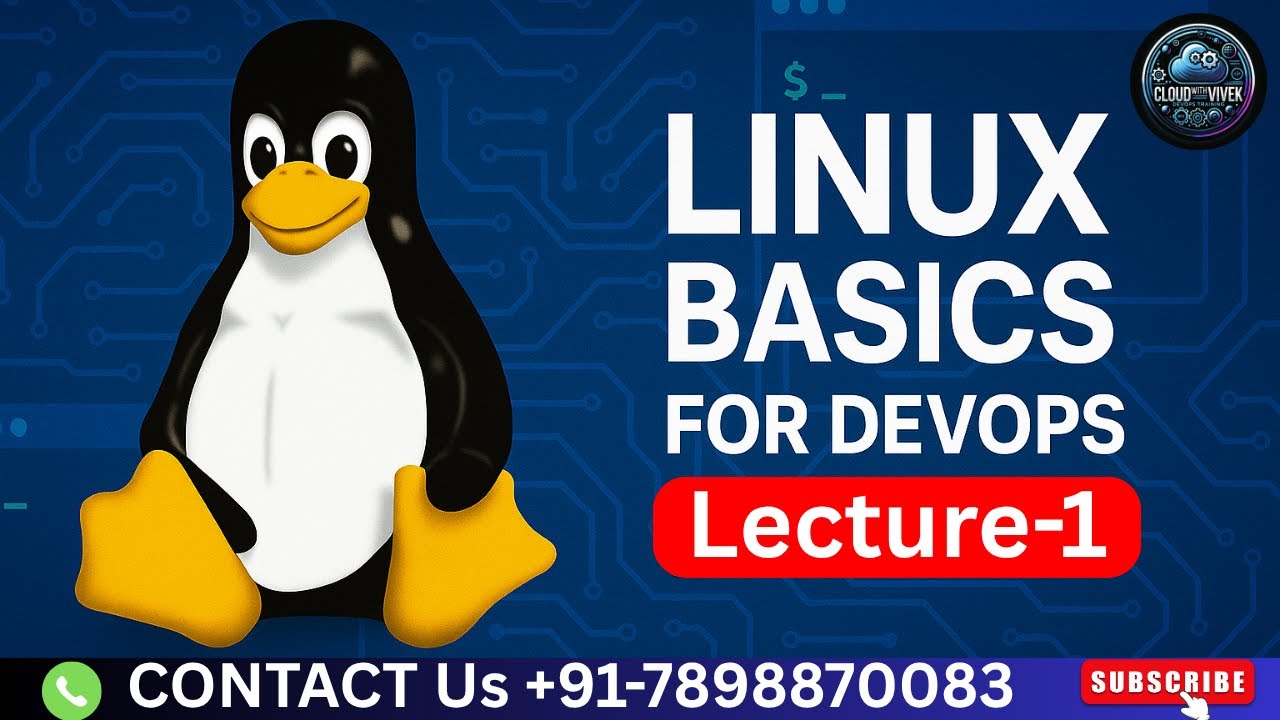 Lecture-1 UBUNTU LINUX INTRODUCTION IN HINDI BY VIVEK || LINUX FULL COURSE CLOUD WITH VIVEK