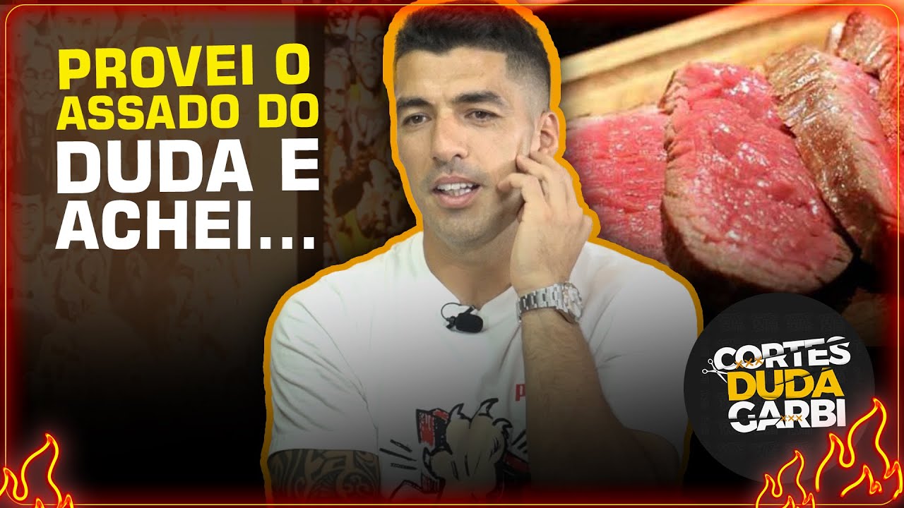 OLHA A REAÇÃO DO SUÁREZ AO COMER O ASSADO DO DUDA | Cortes do Duda