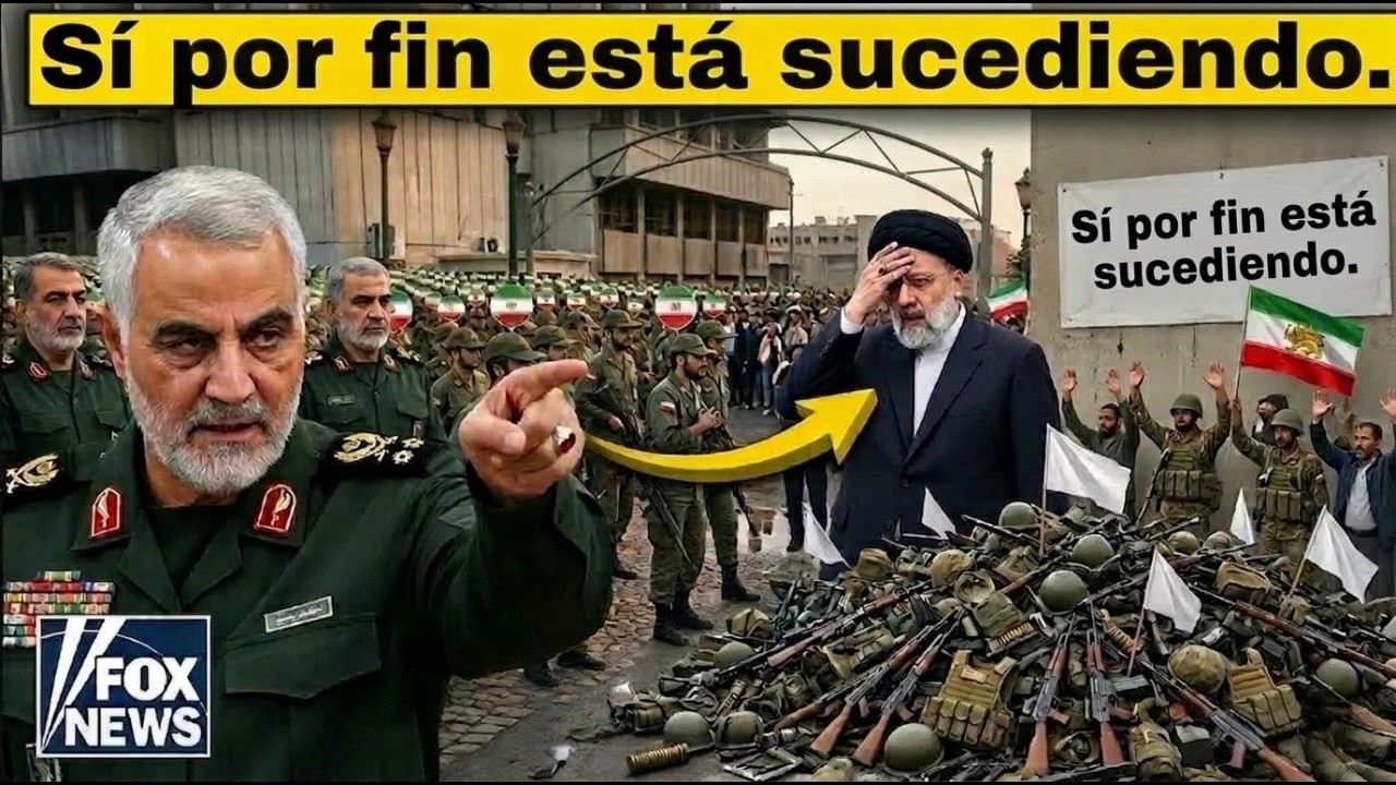 Generales del IRGC se vuelven contra el presidente iraní… luego estalla una rendición masiva