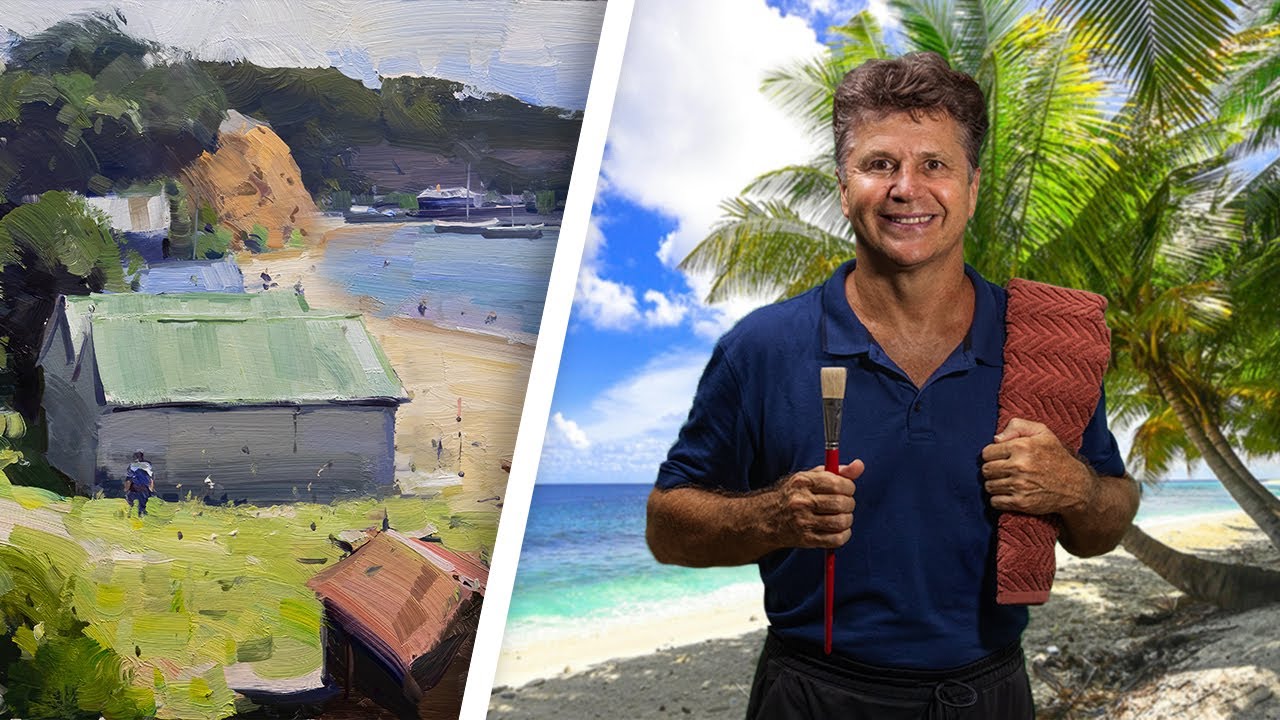 Painting An UNMISSABLE Beach Scene