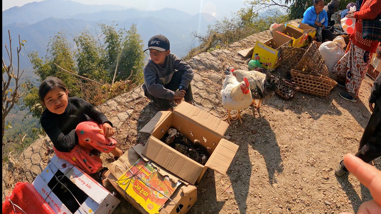 Amazing Mountain Village Traditional Market | Nepali Village Lifestyle | Bijaya Limbu