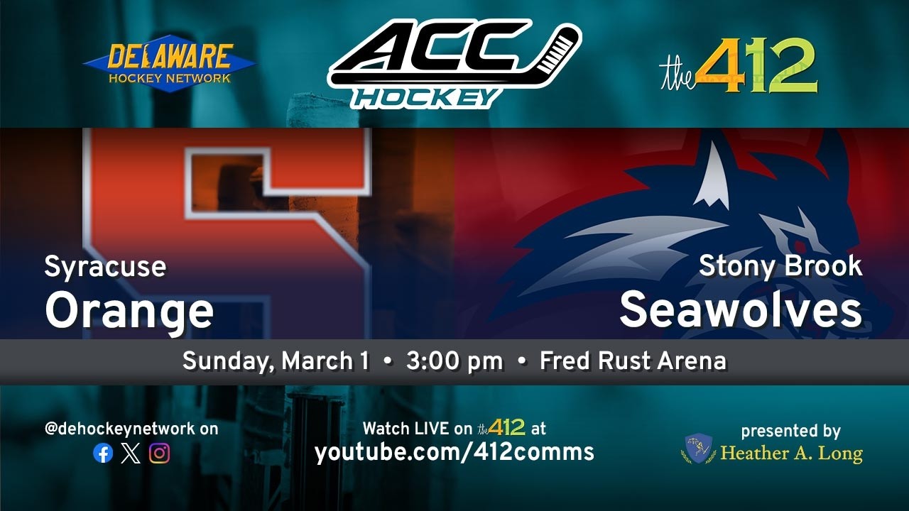 ACCHL on the412 • Men's D1 Championship: Syracuse at Stony Brook