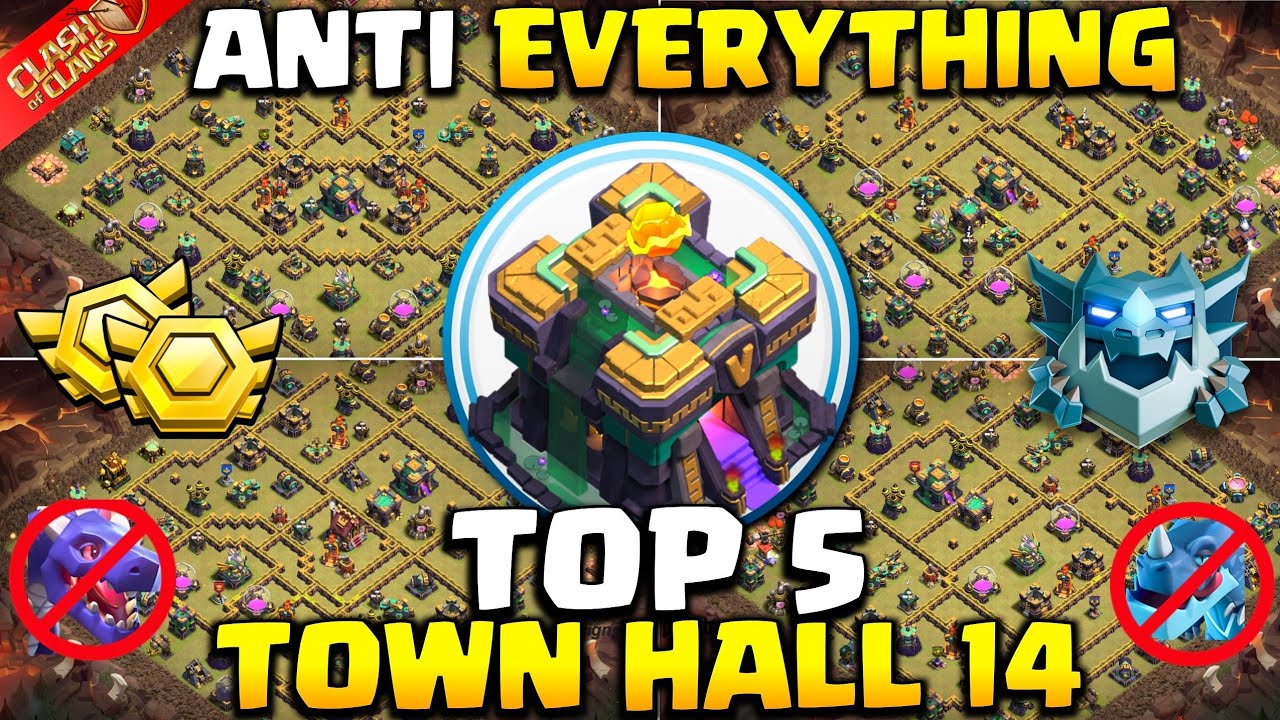 TOP 5! NEW INSANE Town Hall 14 (TH14) Base Layout + Link 2025 | TH14 WAR/Hybrid/Farming Base | COC 