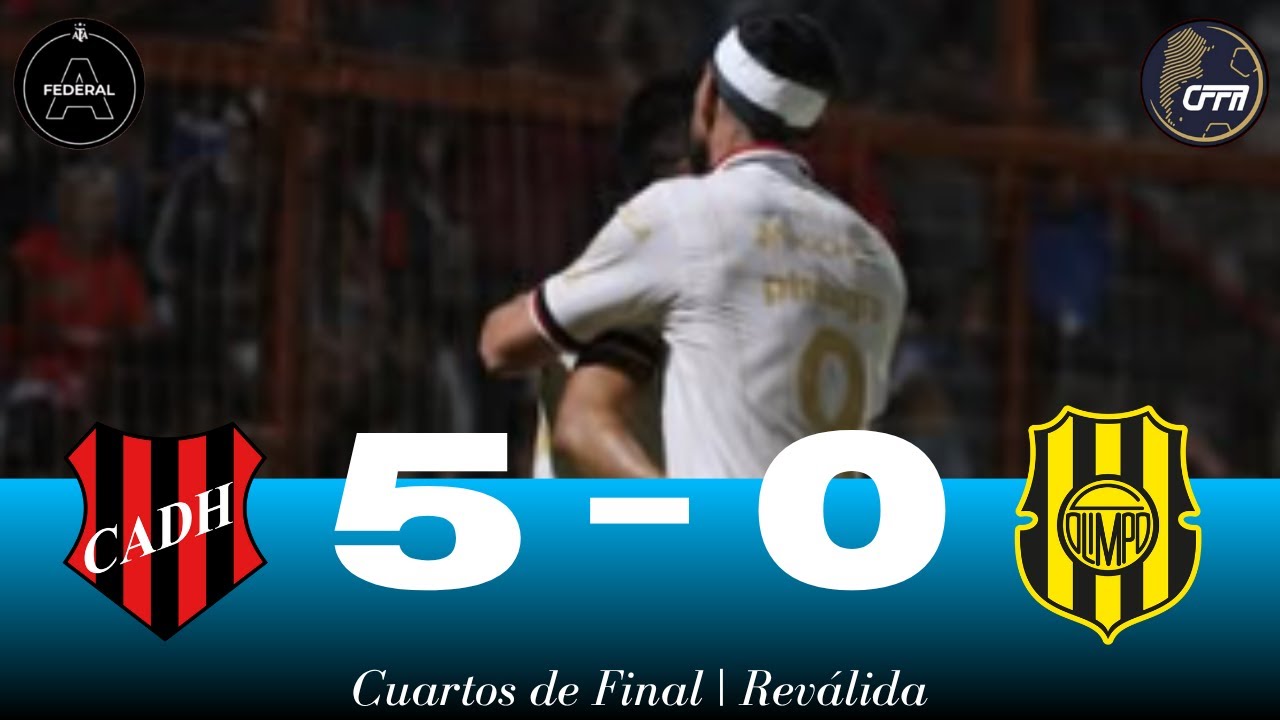 Douglas Haig 5 - 0 Olimpo (BB) | Federal A | 4tos REV&Aacute;LIDA | IDA